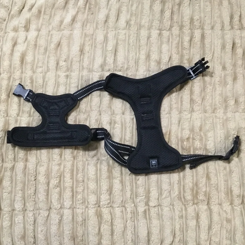 Pink & Black Reflective Dog Harness